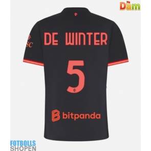 Billiga AC Milan Koni De Winter #5 Tredjeställ Dam 2026-27 Kortärmad